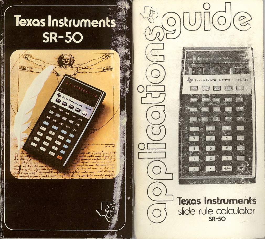 Texas Instruments SR50 computer documentatie